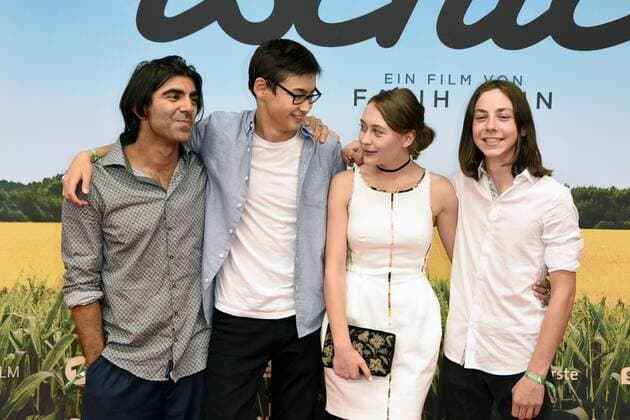 Fatih Akin, Anand Batbileg, Nicole Mercedes Müller und Tristan Göbel bei der Filmpremiere Tschick im Kino International. Berlin, 12.09.2016 Foto:xFredericx xFuturexImage