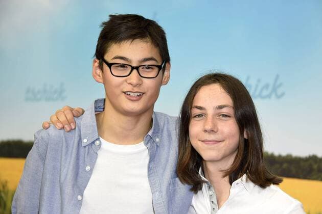 Anand Batbileg und Tristan Göbel bei der Filmpremiere Tschick im Kino International. Berlin, 12.09.2016 Foto:xFredericx xFuturexImage
