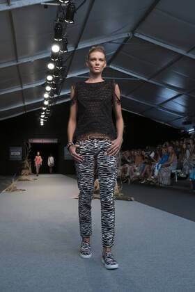September 12, 2016 - Madrid, Spain - Highly Preppy parade in the fashion week TRESemmoÂ© MFSHOW WOMEN held at the Museum of Costume in Madrid, on September 12, 2016. Madrid Spain  - ZUMAn230