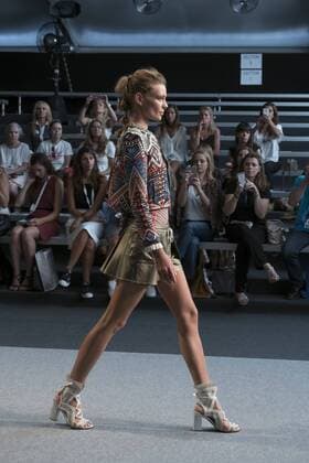 September 12, 2016 - Madrid, Spain - Highly Preppy parade in the fashion week TRESemmoÂ© MFSHOW WOMEN held at the Museum of Costume in Madrid, on September 12, 2016. Madrid Spain  - ZUMAn230
