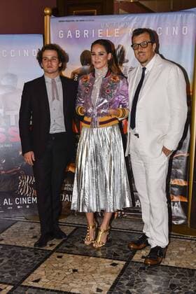 Milan Presentation film Summer on him by Gabriele Muccino Pictured: Brando Pacato Matilda Lutz Gabriele Muccino  Copyright: xRiccardoxGiordanoxFotosickix