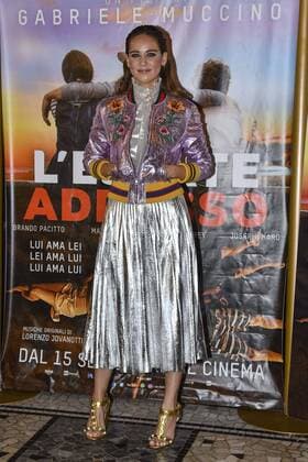 Milan Presentation film Summer on him by Gabriele Muccino Pictured: Matilda Lutz Gucci Dress  Copyright: xRiccardoxGiordanoxFotosickix
