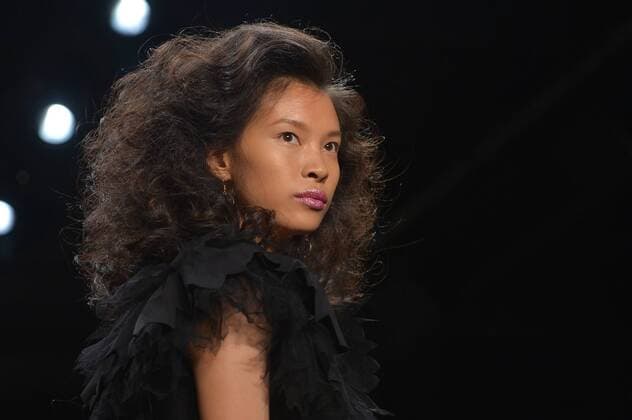 New York Fashion Week - Chiara Boni A model walks on the runway at the Chara Boni La Petite Robe show during New York Fashion Week: The Shows at The Dock, Skylight at Moynihan Station in New York City on September 13, 2016.  NYP201613020022 ANDREAxHANKS