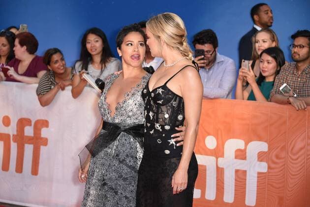 September 13, 2016 - Toronto, Ontario, Canada - Actresses GINA RODRIGUEZ and KATE HUDSON attend Deepwater Horizon premiere during the 2016 Toronto International Film Festival at Roy Thomson Hall on September 13, 2016 in Toronto, Canada Toronto Canada - ZUMAv53_