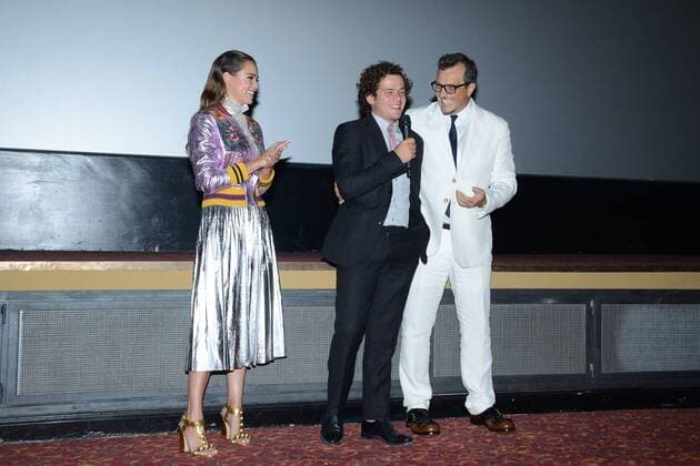 Milan, before the film Summer on him by GabrieleMuccino. pictured: Brando Pacitto, Matilda Lutz Gabriele Muccino  Copyright: xManuelexMangiarottix