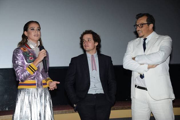 Milan, before the film Summer on him by GabrieleMuccino. pictured: Brando Pacitto, Matilda Lutz Gabriele Muccino  Copyright: xManuelexMangiarottix