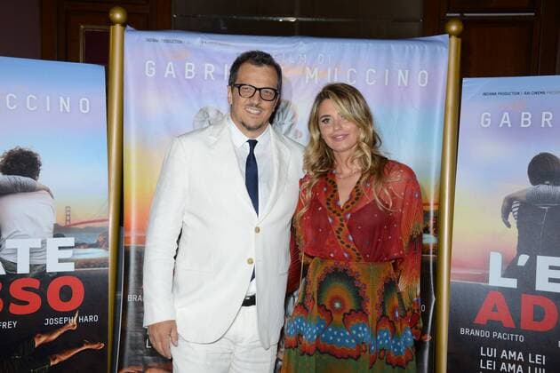 Milan, before the film Summer on him by GabrieleMuccino. pictured: Angelica and Gabriele Muccino  Copyright: xManuelexMangiarottix