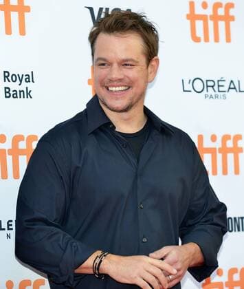 Matt Damon arrives at the Toronto International Film Festival premiere of Manchester By The Sea at the Princess of Wales Theatre in Toronto, Canada on September 13, 2016.  TOR2016091306 CHRISTINExCHEW