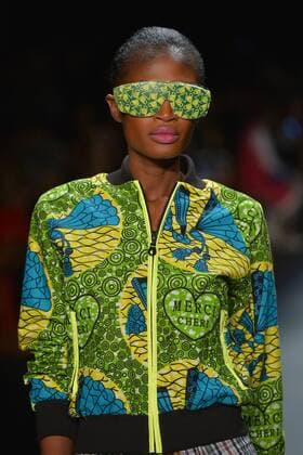 A model walks on the runway at the XULY.B?t show during New York Fashion Week: The Shows at The Dock, Skylight at Moynihan Station in New York City on September 14, 2016.  NYP201614020033 ANDREAxHANKS