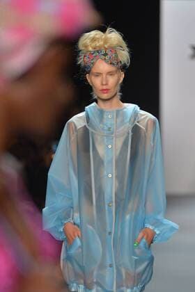 A model walks on the runway at the XULY.B?t show during New York Fashion Week: The Shows at The Dock, Skylight at Moynihan Station in New York City on September 14, 2016.  NYP201614020042 ANDREAxHANKS