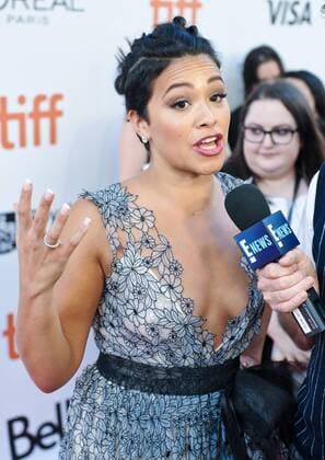 September 13, 2016 - Toronto, Ontario, Canada - 13 September 2016 - Toronto, Ontario Canada - Gina Rodriguez. Deepwater Horizon Premiere during the 2016 Toronto International Film Festival held at Roy Thomson Hall. Photo Credit: AdMedia Toronto Canada - ZUMAa123