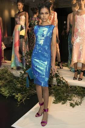 Models present creations of the collection of the mexican designer Cesar Galindo, in New York, US, on 14 September 2016. Fashion show of the designer Cesar Galindo !ACHTUNG: NUR REDAKTIONELLE NUTZUNG!  NUE01 20160915-636095164560768418