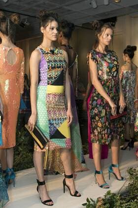 Models present creations of the collection of the mexican designer Cesar Galindo, in New York, US, on 14 September 2016. Fashion show of the designer Cesar Galindo !ACHTUNG: NUR REDAKTIONELLE NUTZUNG!  NUE01 20160915-636095165199892224