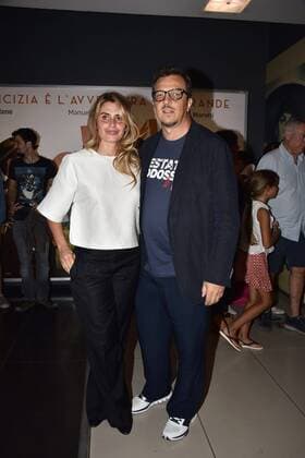 Rome, Adriano Cinema Wave in the Film Room The Summer Addosso, Pictured: Gabriele Muccino Angelica Russo  Copyright: xVincenzoxLandix
