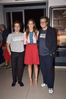 Rome, Adriano Cinema Wave in the Film Room The Summer Addosso, Pictured: Brando Pacitto Matilda Lutz Gabriele Muccino  Copyright: xVincenzoxLandix