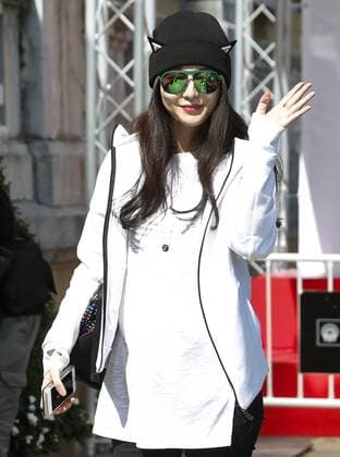 Chinese actress Fan Bingbing arrives to San Sebastian, Spain, to attend the 64th edition of the San Sebastian International Film Festival in which her film I am not Madame Bobary will be competing in the official section on 15 September 2016. The 64th edition of the San Sebastian International Film Festival will be held from 16 to 24 September 2016. SAN SEBASTIAN INTERNATIONAL FILM FESTIVAL !ACHTUNG: NUR REDAKTIONELLE NUTZUNG!  20160915-636095481498294425