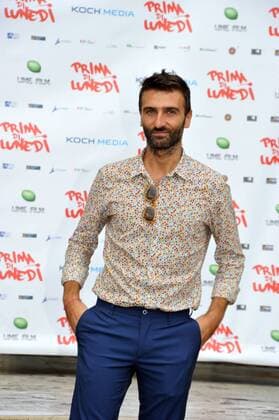 Prima di Lunedi Filmpremiere in Rom Rome Photocall film First Monday . Pictured: Andrea de Maria  Copyright: xCamillaxMorandix