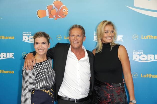 Anke Engelke, Christian Tramitz und Franziska van Almsick bei der Findet Dorie Kino Premiere am 15.09.2016 in Berlin Findet Dorie Kinopremiere in Berlin, 2016 