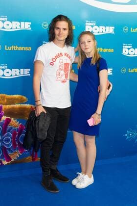 Tilman Poerzgen und Lina Larissa Strahl - Deutschlandpremiere von FINDET DORIE im Zoo Palast in Berlin am 15.09.2016. Deutschlandpremiere FINDET DORIE