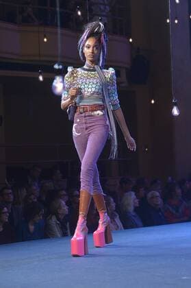New York Fashion Week - Marc Jacobs Modenschau Jourdan Dunn walks on the runway at the Marc Jacobs show during New York Fashion Week: at The Hammerstein Ballroom in New York City on September 15, 2016.  NYP201609150213 ANDREAxHANKS
