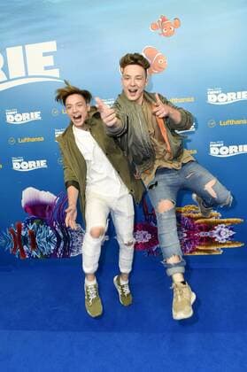 Heiko Lochmann und Roman Lochmann (Die Lochis) bei der Premiere des Kinofilms Findet Dorie Finding Dory im Zoo Palast. Berlin, 15.09.2016 Foto:xFredericx xFuturexImage