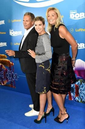 Christian Tramitz, Anke Engelke und Franziska van Almsick bei der Premiere des Kinofilms Findet Dorie Finding Dory im Zoo Palast. Berlin, 15.09.2016 Foto:xFredericx xFuturexImage