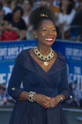 The Beatles: Eight Days A Week - The Touring Years World Premiere London, UK. Floella Benjamin at the World premiere of The Beatles: Eight Days A Week - The Touring Years at Odeon Leicester Square on September 15, 2016 in London, England. LMK386-61058-160916 