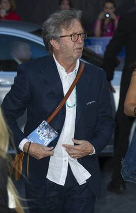 The Beatles: Eight Days A Week - The Touring Years World Premiere London, UK. Eric Clapton at the World premiere of The Beatles: Eight Days A Week - The Touring Years at Odeon Leicester Square on September 15, 2016 in London, England. LMK386-61058-160916 