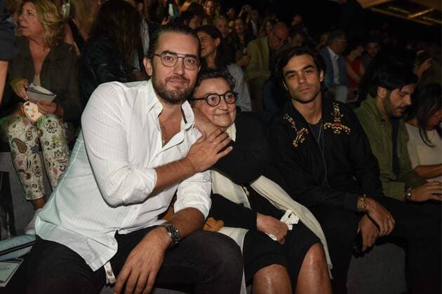 Front row of the Andres Sarda fashion Show at the Mercedes Benz Fashion Week 16 in Madrid.  DiegoxPuerta