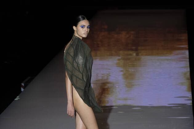 September 16, 2016 - Madrid, Spain - A models walks during Andres Sarda Fashion Show at Madrid Fashion Week Spring Summer 2017 18 at Ifema, on September 16, 2016, in Madrid, Spain. Madrid Spain  - ZUMAn230
