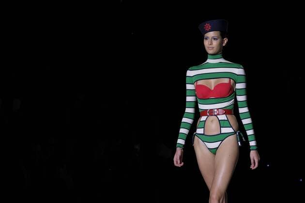 September 16, 2016 - Madrid, Madrid, Spain - A models walks during Andres Sarda Fashion Show at Madrid Fashion Week Spring Summer 2017 18 at Ifema, on September 16, 2016, in Madrid, Spain. Madrid Spain  - ZUMAn230