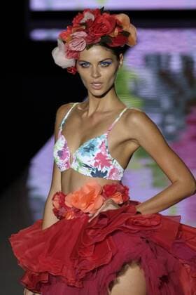 September 16, 2016 - Madrid, Madrid, Spain - A models walks during Andres Sarda Fashion Show at Madrid Fashion Week Spring Summer 2017 18 at Ifema, on September 16, 2016, in Madrid, Spain. Madrid Spain  - ZUMAn230