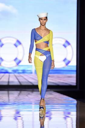 Andres Sarda fashion Show at the Mercedes Benz Fashion Week 16 in Madrid. Cordon Press  DiegoxPuerta
