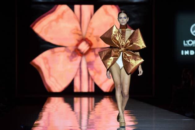 Andres Sarda fashion Show at the Mercedes Benz Fashion Week 16 in Madrid. Cordon Press  DiegoxPuerta