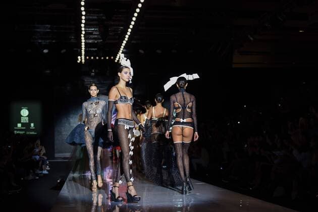 Andres Sarda fashion Show at the Mercedes Benz Fashion Week 16 in Madrid. Cordon Press  DiegoxPuerta