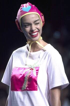 Madrid Fashion Week - Agatha Ruiz de la Prada show Model bei der Agatha Ruiz de la Prada Fashion Show auf der Mercedes-Benz Fashion Week Madrid Spring Summer 2017. Madrid, 16.09.2016 Agatha Ruiz de la Prada Model  Foto:xDyDxFotografosx xFuturexImage