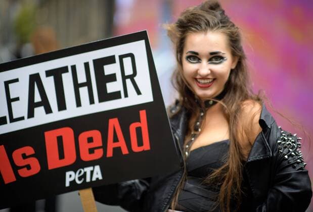 United Kingdom: Fur protesters hit London Fashion Week Anti-fur militants staged a protest against its use at opening of London Fashion Week Spring Summer 2017 and are threatening further demonstrations. Their actions come after the industry body predicted that as many as 80 per cent of the catwalk shows at London Fashion Week, including Burberry and JW Anderson, contain items using fur. FOR EDITORIAL USE ONLY.Pacific Press Agency  HughxPeterswald