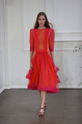 . 16 09 2016. London, United Kingdom. Bora Aksu show at London Fashion Week Spring Summer 2017.  xStephenxLockx xi-Imagesx IIM-13458-0009