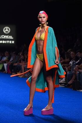 Agatha Ruiz de la Prada fashion show at the Mercedes Benz Fashion Week Madrid. Cordon Press  DiegoxPuerta