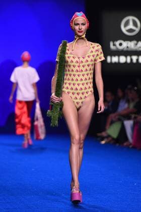 Agatha Ruiz de la Prada fashion show at the Mercedes Benz Fashion Week Madrid. Cordon Press  DiegoxPuerta