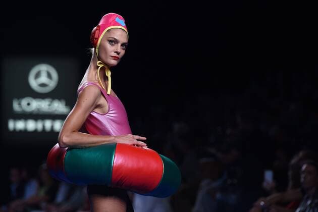 Agatha Ruiz de la Prada fashion show at the Mercedes Benz Fashion Week Madrid. Cordon Press  DiegoxPuerta