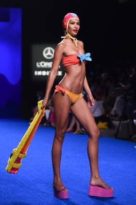 Agatha Ruiz de la Prada fashion show at the Mercedes Benz Fashion Week Madrid. Cordon Press  DiegoxPuerta