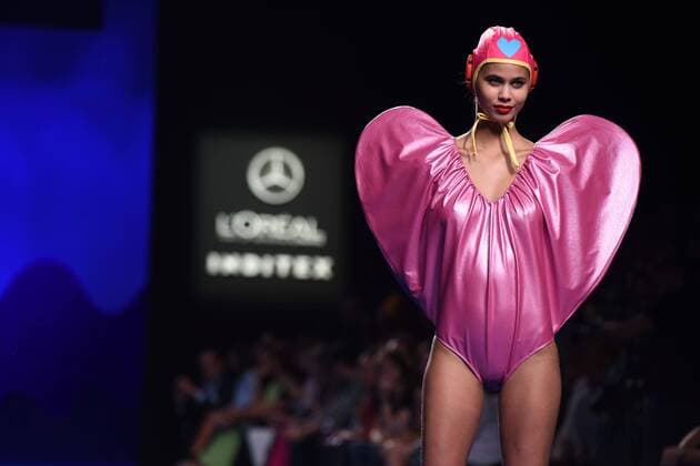 Agatha Ruiz de la Prada fashion show at the Mercedes Benz Fashion Week Madrid. Cordon Press  DiegoxPuerta