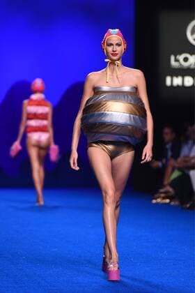 Agatha Ruiz de la Prada fashion show at the Mercedes Benz Fashion Week Madrid. Cordon Press  DiegoxPuerta