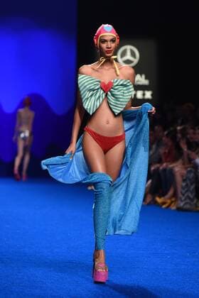 Agatha Ruiz de la Prada fashion show at the Mercedes Benz Fashion Week Madrid. Cordon Press  DiegoxPuerta