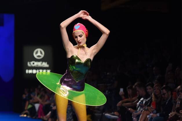 Agatha Ruiz de la Prada fashion show at the Mercedes Benz Fashion Week Madrid. Cordon Press  DiegoxPuerta