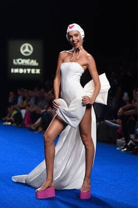 Agatha Ruiz de la Prada fashion show at the Mercedes Benz Fashion Week Madrid. Cordon Press  DiegoxPuerta