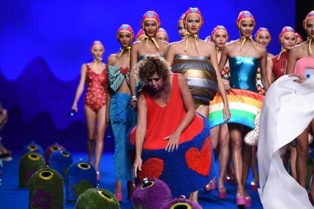 Agatha Ruiz de la Prada fashion show at the Mercedes Benz Fashion Week Madrid. Cordon Press  DiegoxPuerta