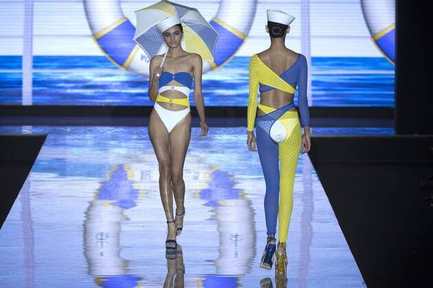 Models bei der Andres Sarda Fashion Show auf der Mercedes-Benz Fashion Week Madrid Spring Summer 2017. Madrid, 16.09.2016 Andres Sarda Models  Foto:xDyDxFotografosx xFuturexImage