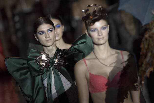 Models bei der Andres Sarda Fashion Show auf der Mercedes-Benz Fashion Week Madrid Spring Summer 2017. Madrid, 16.09.2016 Andres Sarda Models  Foto:xDyDxFotografosx xFuturexImage